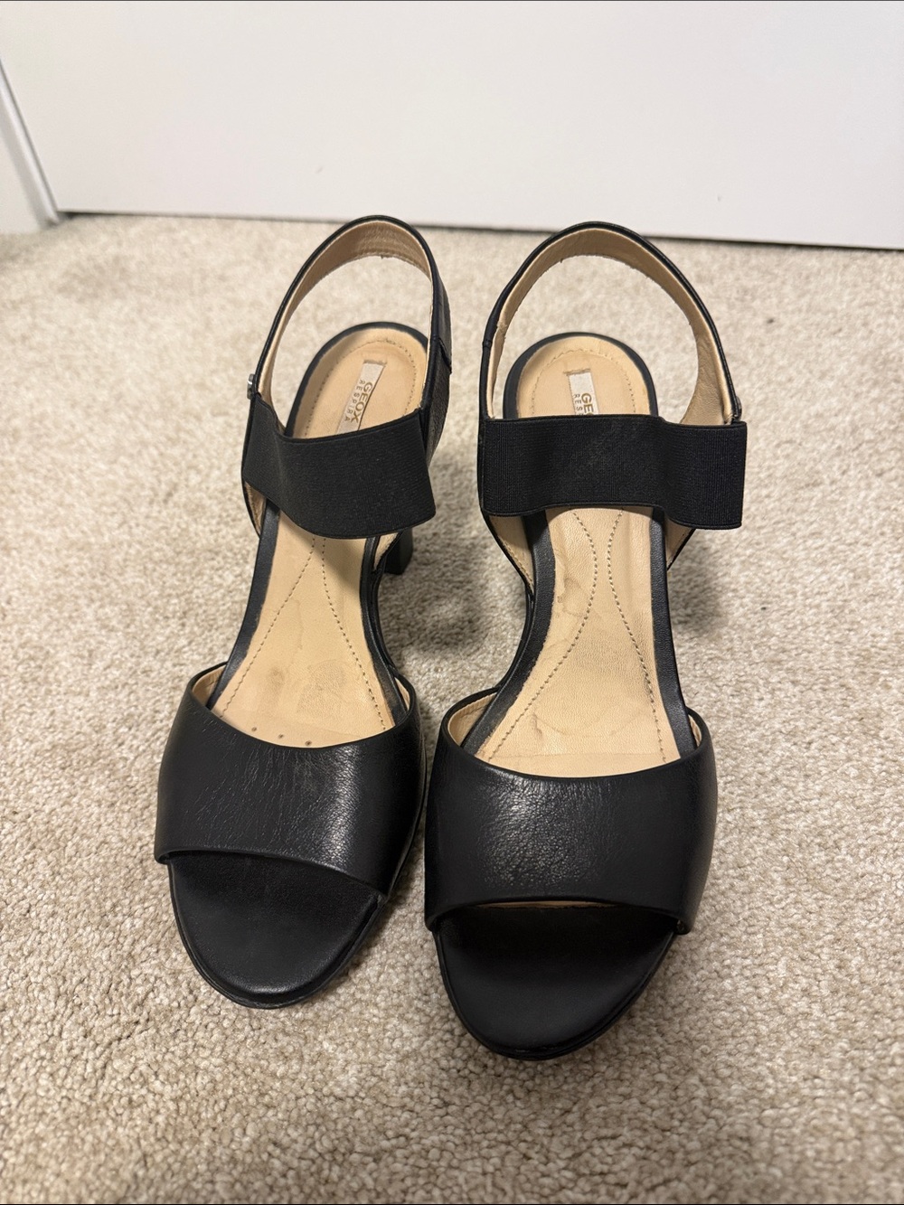 Geox Open Toe Heels